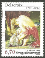 331nf-39 France Tableau Delacroix Painting - Usati