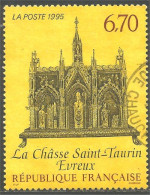 331nf-43 France Châsse Saint-Taurin Evreux - Usados
