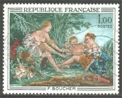 331nf-44 France Tableau Boucher Painting - Oblitérés