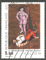 331nf-35 France Tableau Helion Painting - Used Stamps