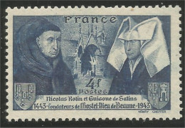 335 France Yv 583 Hopital Hotel-Dieu Beaune MNH ** Neuf SC (583-1) - Medizin