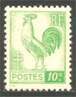 336 France Yv 630 Coq Rooster Hahn Haan Gallo MNH ** Neuf SC (630-1) - Gallinacées & Faisans