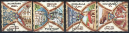 Romania, 2017, USED,                         Mediaș, 750 Years Of Documentary Attestation,  Mi. Nr. 7259-62 - Oblitérés