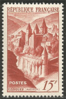 337 France Yv 792 Abbaye De Conques 15F MNH ** Neuf SC (792-1c) - Abbayes & Monastères