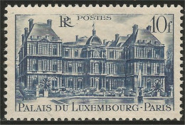 337 France Yv 760 Palais Luxembourg Bleu MNH ** Neuf SC (760-1b) - Monumenti