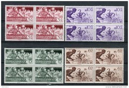 Guinea Española 1954. Edifil 334-37 X 8 ** MNH. - Spanish Guinea