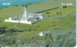 MAN-143 TARJETA DE LA ISLA DE MAN DEUN FARO (LIGHTHOUSE) - Man (Eiland)