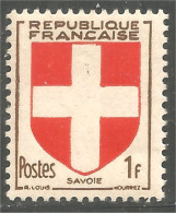338 France Yv 836 Armoiries Savoie Coat Arms Wappen Stemma MNH ** Neuf SC (836-1c) - Briefmarken