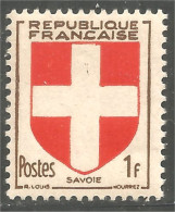 338 France Yv 836 Armoiries Savoie Coat Arms Wappen Stemma MNH ** Neuf SC (836-1c) - Sellos