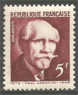 338 France Yv 820 Paul Langevin Physicien Physicist MNH ** Neuf SC (820-1e) - Autres & Non Classés