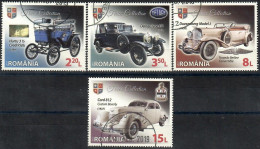 Romania, 2017, USED,   Vehicles From The Collection Of Ion Ţiriac,  Mi. Nr. 7263-6 - Oblitérés