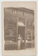 CARTE PHOTO -  MAGASIN - BOULANGERIE PATISSERIE - LA BOULANGERE - PAINS FRANCAIS ANGLAIS ET LIEGOIS - GLACES -z 2 SCANS - Da Identificare