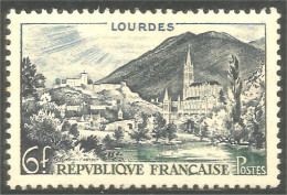 339 France Yv 976 Cathédrale Lourdes Cathedral Pélérinage Pilgrim MNH ** Neuf SC (976-1b) - Iglesias Y Catedrales