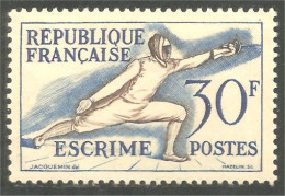 339 France Yv 962 Escrime Fencing Helsinki Olympics MNH ** Neuf SC (962-1e) - Otros & Sin Clasificación