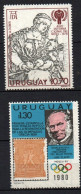 1979 Uruguay Madonna And Child By Durer Sir Rowland Hill #1040 And 1042  ** MNH - Uruguay