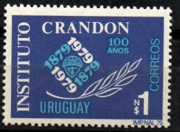 1979 Uruguay Crandon Institute Emblem Grain School Education #1044  ** MNH - Uruguay