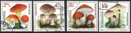 Romania, 2017, USED,      Mushrooms,  Mi. Nr. 7280-3 - Oblitérés