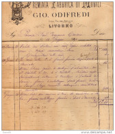 1890 LIVORNO - PREMIATA FABBRICA DI MOBILI GIO ODIFREDI - Italia