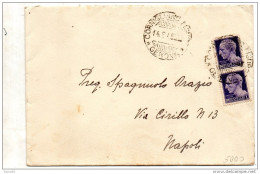 1945  LETTERA CON ANNULLO CORNIGLIANO GENOVA - Storia Postale