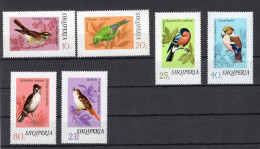 1974. ALBANIA,BIRDS,SET OF 6 STAMPS,MNH - Albania