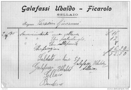 1915 FICAROLO  ROVIGO - GALAFASSI UBALDO SELLAIO - Italie