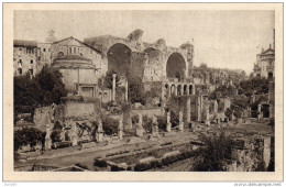1928 CARTOLINA CON ANNULLO ROMA + TARGHETTA TORINO 1928 ESPOSIZIONE - Other Monuments & Buildings