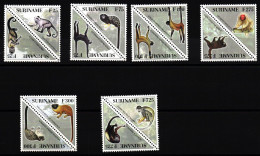 Surinam 1589-1600 Postfrisch Affen #JW004 - Surinam