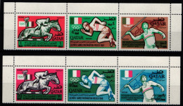 Qatar 259-264 A Postfrisch Olympische Spiele 1968 Mexico #JW136 - Qatar