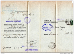 1944 LETTERA CON ANNULLO GABIANO ALESSANDRIA + PIEVE DI SOLIGO  TREVISO - Marcophilie