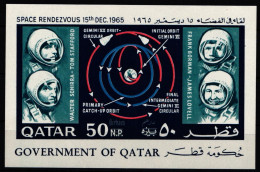 Qatar Block 8 Postfrisch Space Rendezvous 1965 #JW139 - Qatar