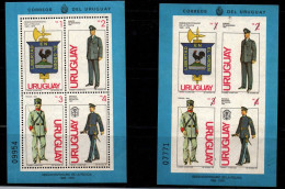 1980 Uruguay Sheet Of 4 Stamps Police Force Cadet Policeman Security #1058  ** MNH - Uruguay