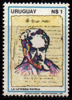 1980 Uruguay La Leyenda Patria Writing Drawing #1062  ** MNH - Uruguay