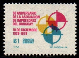 1980 Uruguay Printers Association 50th Anniversary #1063  ** MNH - Uruguay