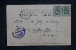 RUSSIE - CPA De 1901 Pour La France - Défauts - A 2764 - Briefe U. Dokumente