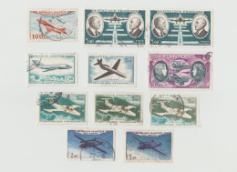 France 11 Timbres Poste Aérienne - 1960-.... Matasellados