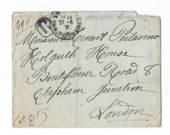 Sur Lettre De 1909 Avec Courrier Intérieur Rédigé De Monte-Carlo Le 19 Juin 1909 - Cartas & Documentos