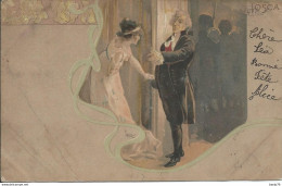 Opéra - Tosca - Art Nouveau -  Illustrateur Leopoldo METLICOVITZ N°066 - Carte Italienne - Opéra