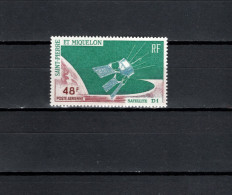 St. Pierre Et Miquelon 1966 Space, D1 Satellite Stamp MNH - América Del Norte