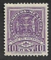 SD)1934-40 MEXICO CRUZ DE PALENQUE 10C SCT 125, MINT - Messico