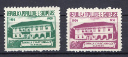 1959. ALBANIA,ELBASAN,2 STAMPS,MNH - Albania