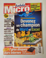 Magazine MICRO HEBDO N°417 (Du 13 Au 19 Avril 2006) : Devenez Un Champion De WORD Et EXCEL - Computers