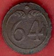 ** BOUTON  1er  EMPIRE  N° 64  G. M. ** - Bottoni