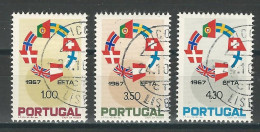 Portugal Mi 1043-45 O - Gebruikt