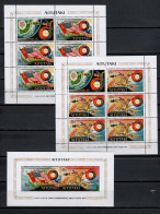 Aitutaki 1975 Space Apollo-Soyuz Set Of 2 Sheetlets + S/s MNH - Oceania