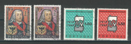 Portugal Mi 1073-74, 1076-77 O - Gebruikt