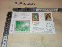 HB12593 FDC KIM COVER TIMBRO ANNULLO CITTA' DEL VATICANO SANTA MESSA NELLA NOTTE DI NATALE PAPA PAOLO VI - FDC