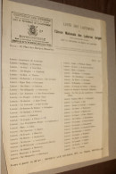 ANCIEN DOC - 1931 - LISTE DES LAITERIES DE L'UNION NATIONALE ( VLAANDEREN + WALLONIE ) - 1900 – 1949