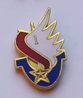 M13 Pin's Armée Militaire Bateau Drakkar 1e Régiment De Marine ? Qualité EGF Achat Immédiat - Armee