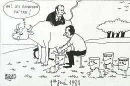 ► Coupure De Presse  Quotidien Le Figaro Jacques Faisant 1983  Traite De Vache Lait - Desde 1950