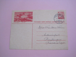 Switzerland Post Carte To Germany 1947 (2) - Gebruikt